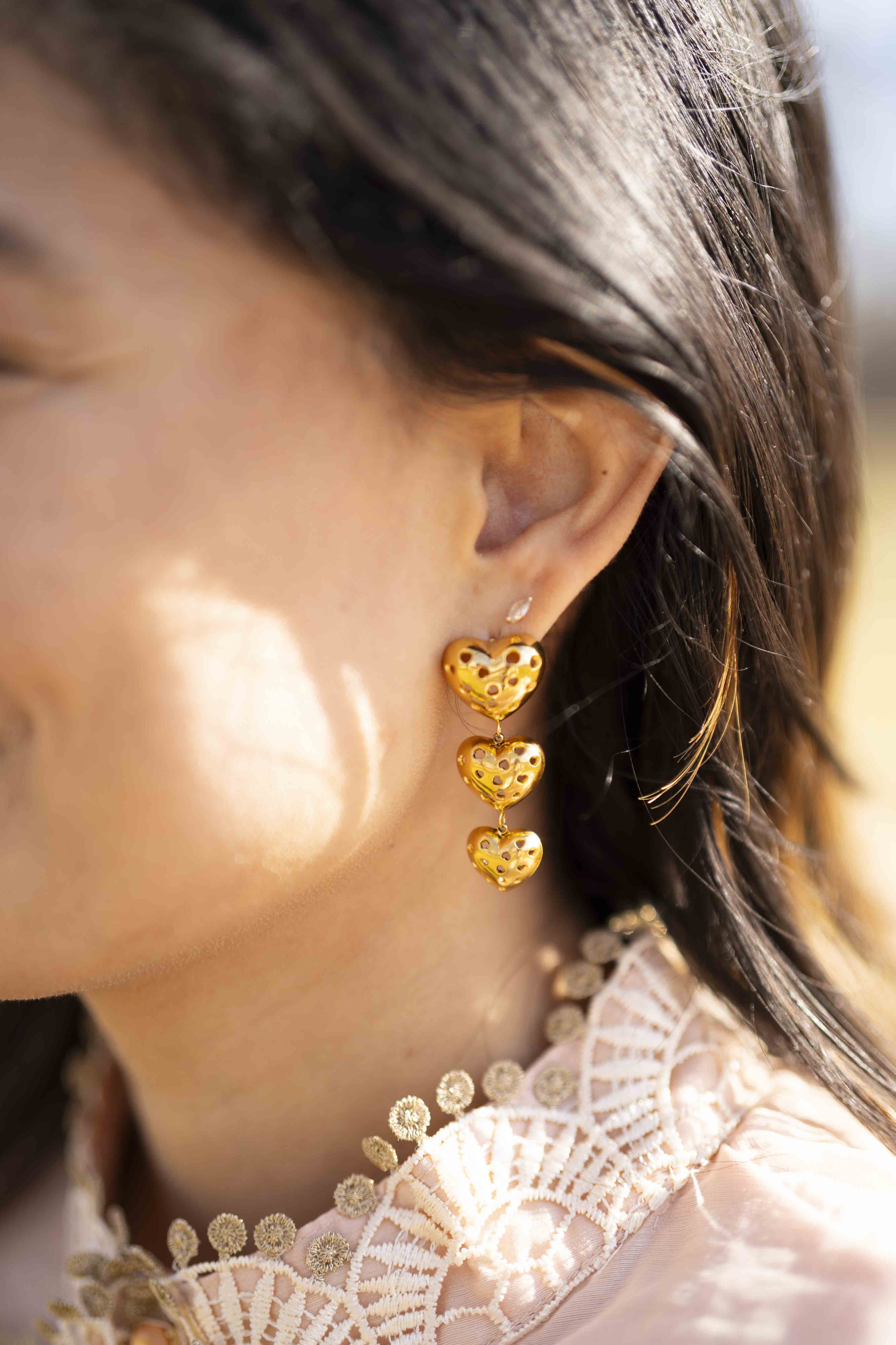Hearts Earrings - GABRIELLE ISABEL