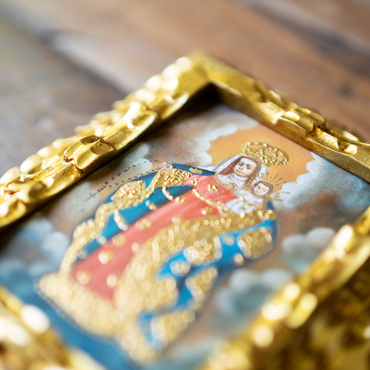 Virgin of the Rosary Painting