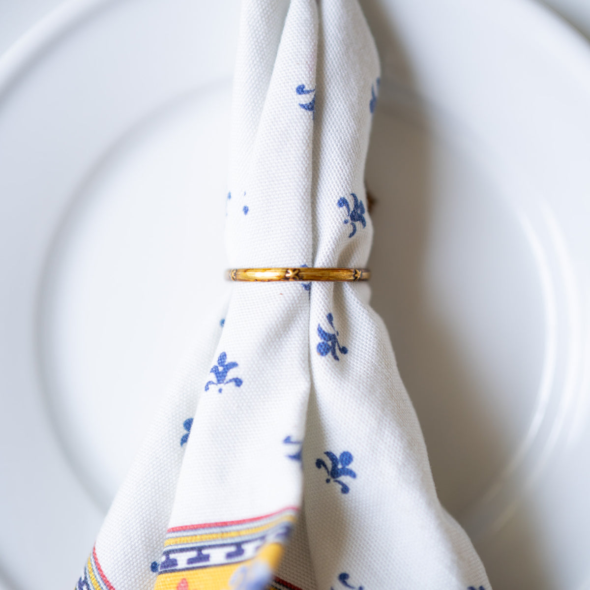 Sacred Heart and Mother Mary Napkin Ring Set