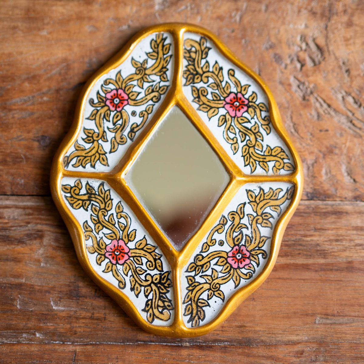 Peruvian Rare Hand-Painted Mirrors