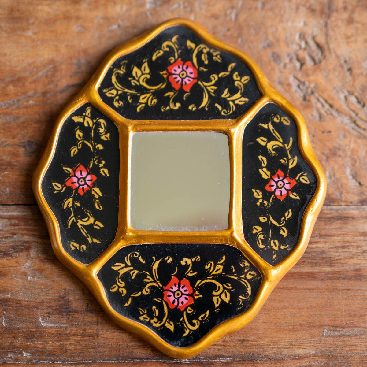 Peruvian Rare Hand-Painted Mirrors