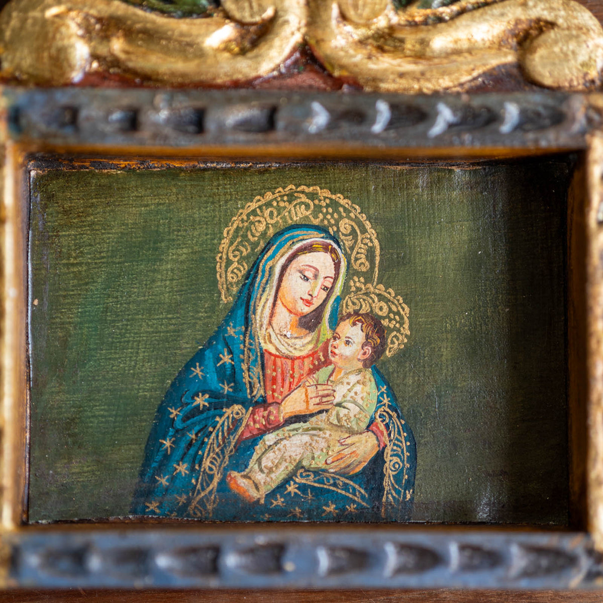 Madonna and Child Rare Catholic Painting