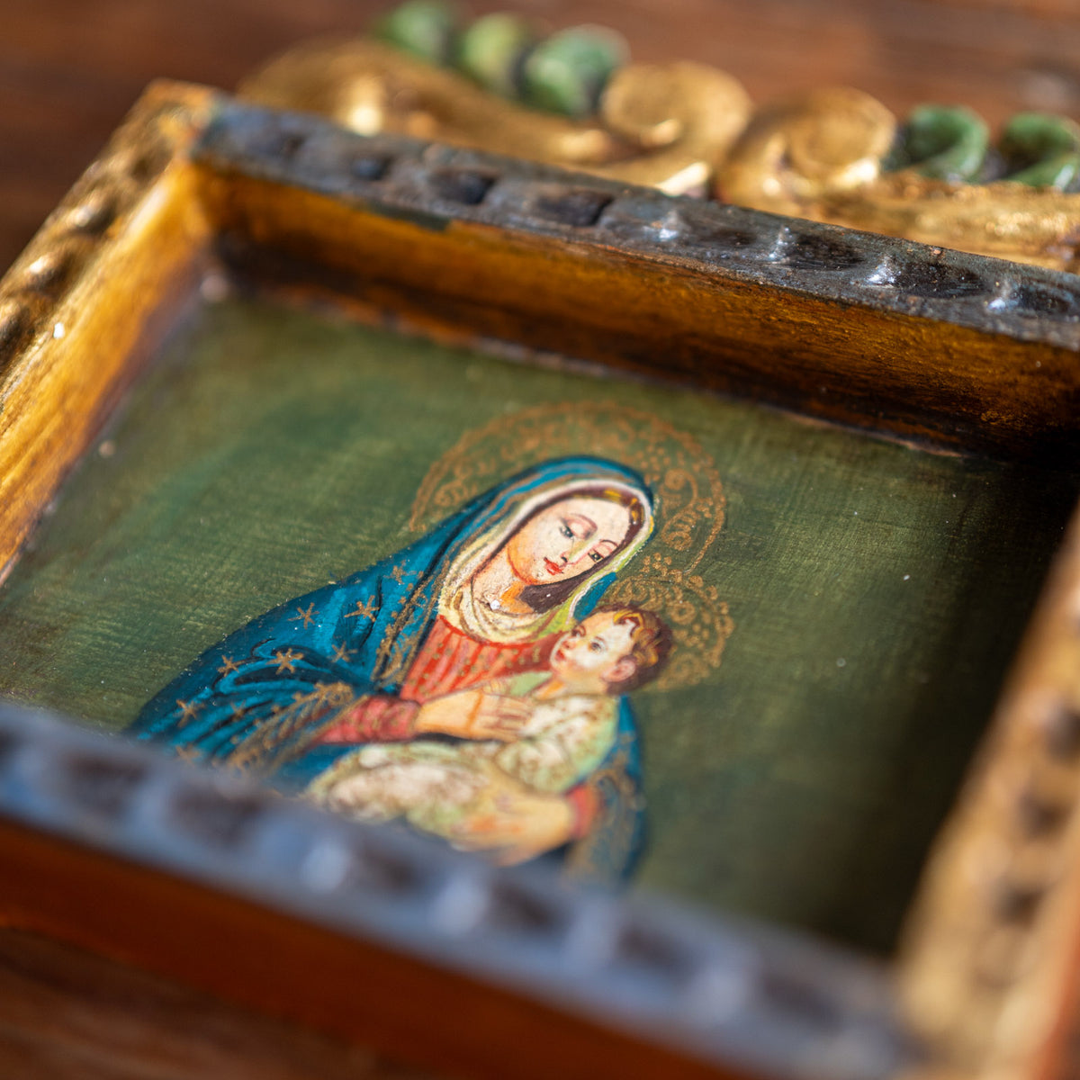 Madonna and Child Rare Catholic Painting