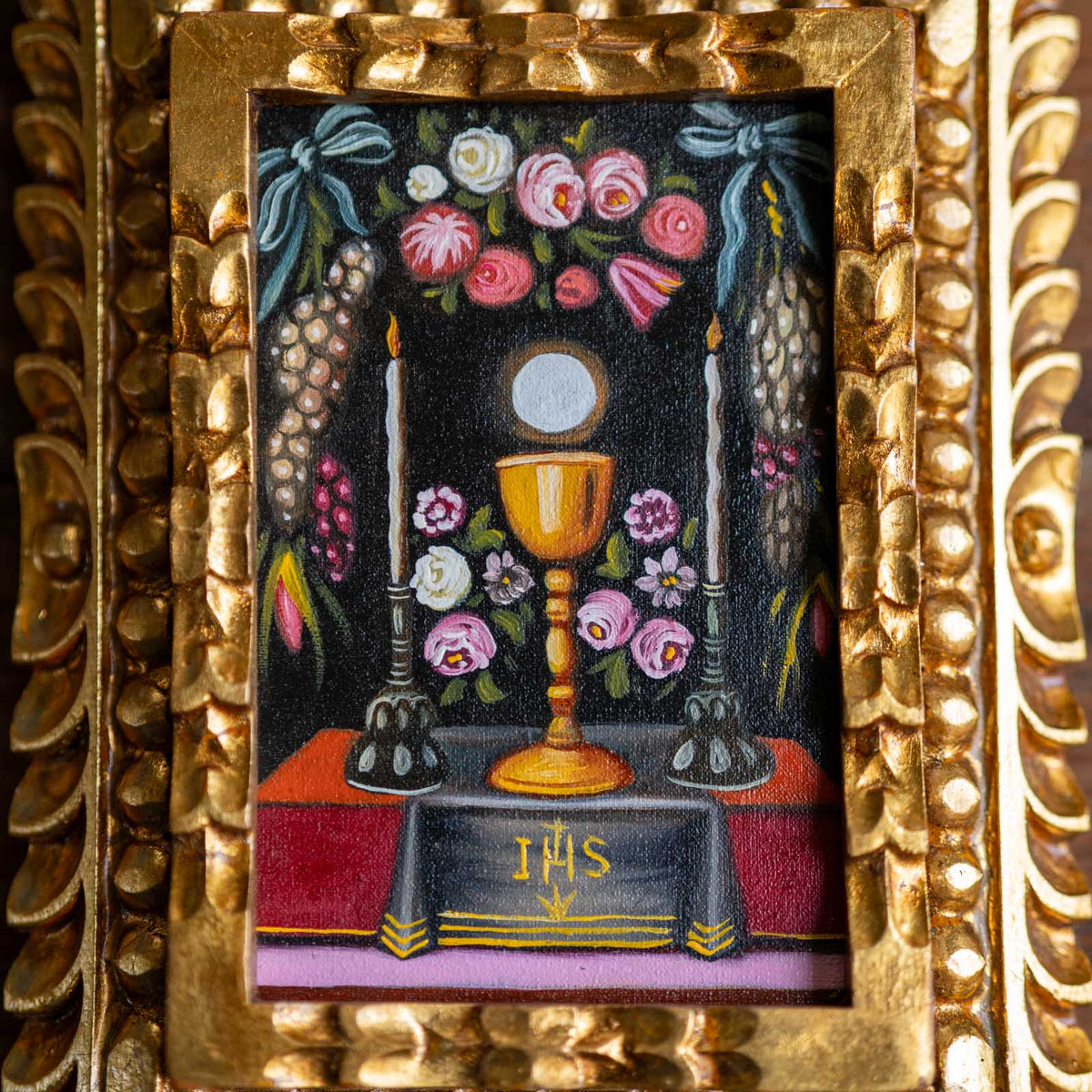 Most Holy Eucharist Rare Catholic Painting