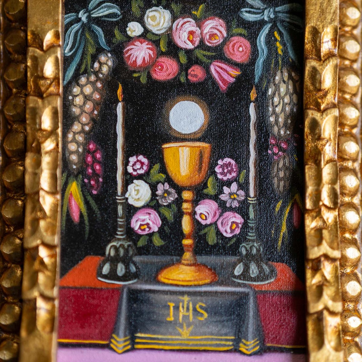 Most Holy Eucharist Rare Catholic Painting
