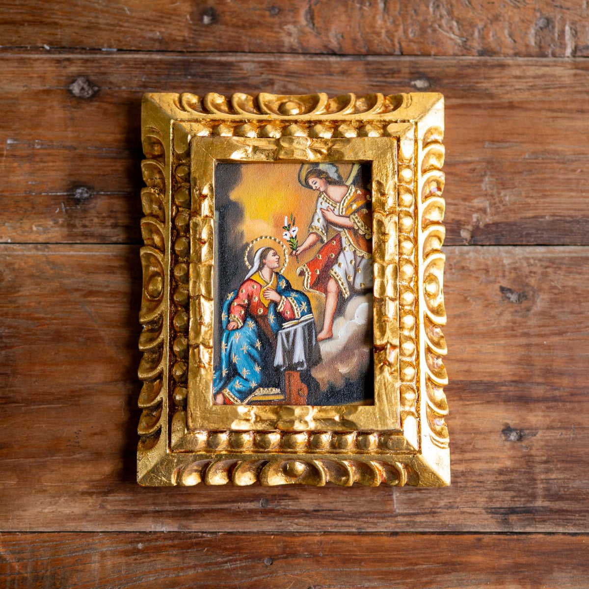 Annunciation of the Blessed Virgin Mary Rare Catholic Painting