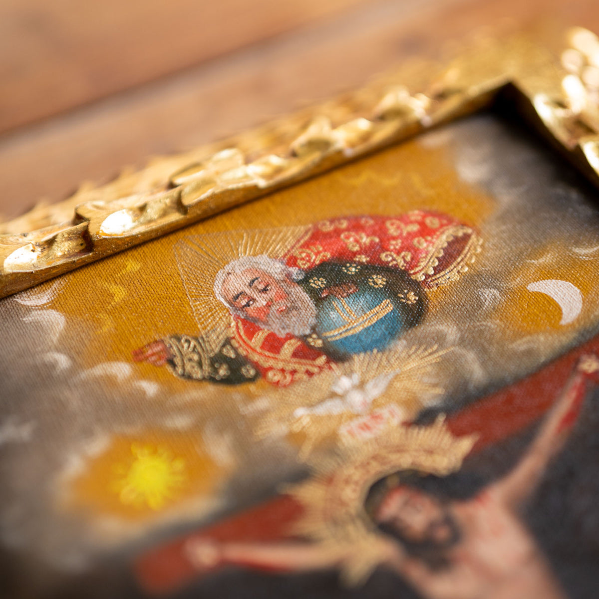 Calvary Rare Catholic Painting