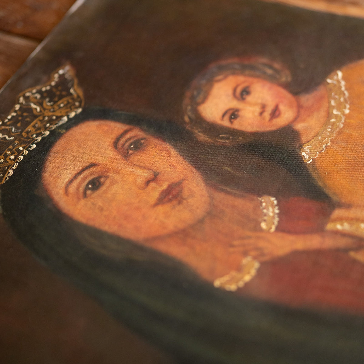 Madonna and Child Rare Commissioned Catholic Painting