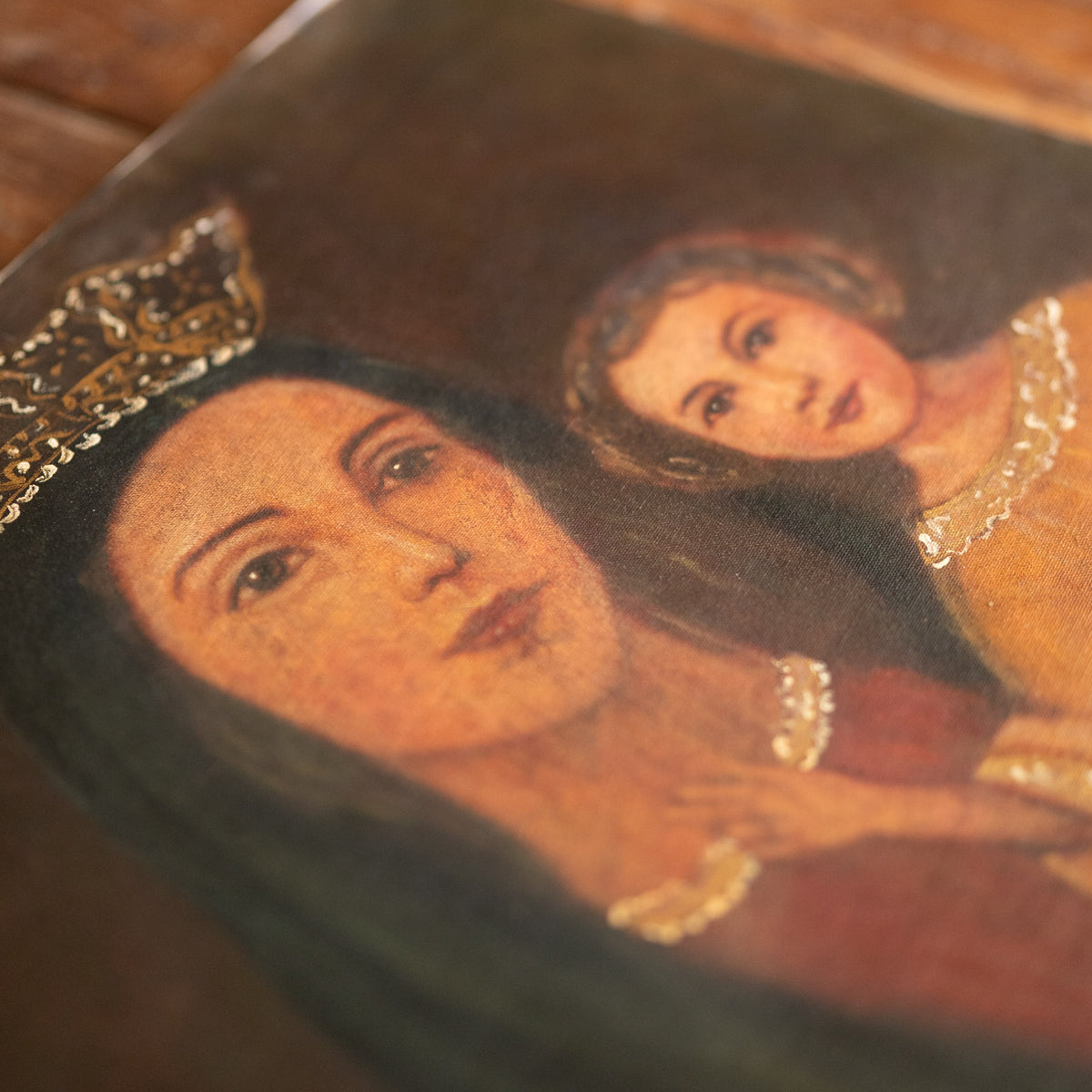 Madonna and Child Rare Commissioned Catholic Painting