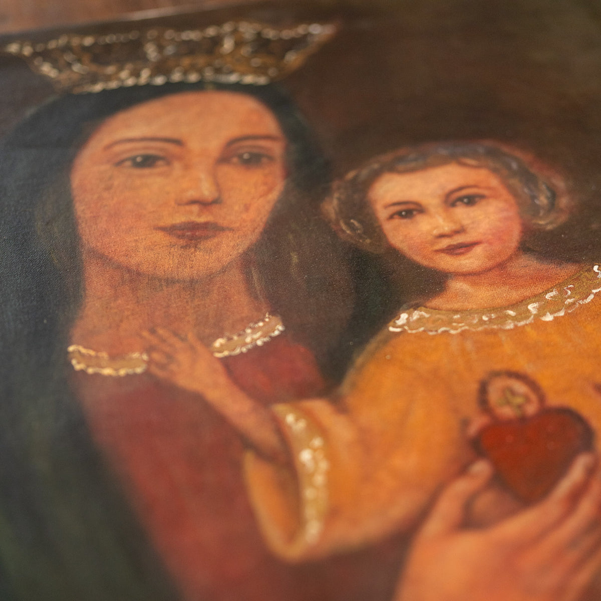Madonna and Child Rare Commissioned Catholic Painting