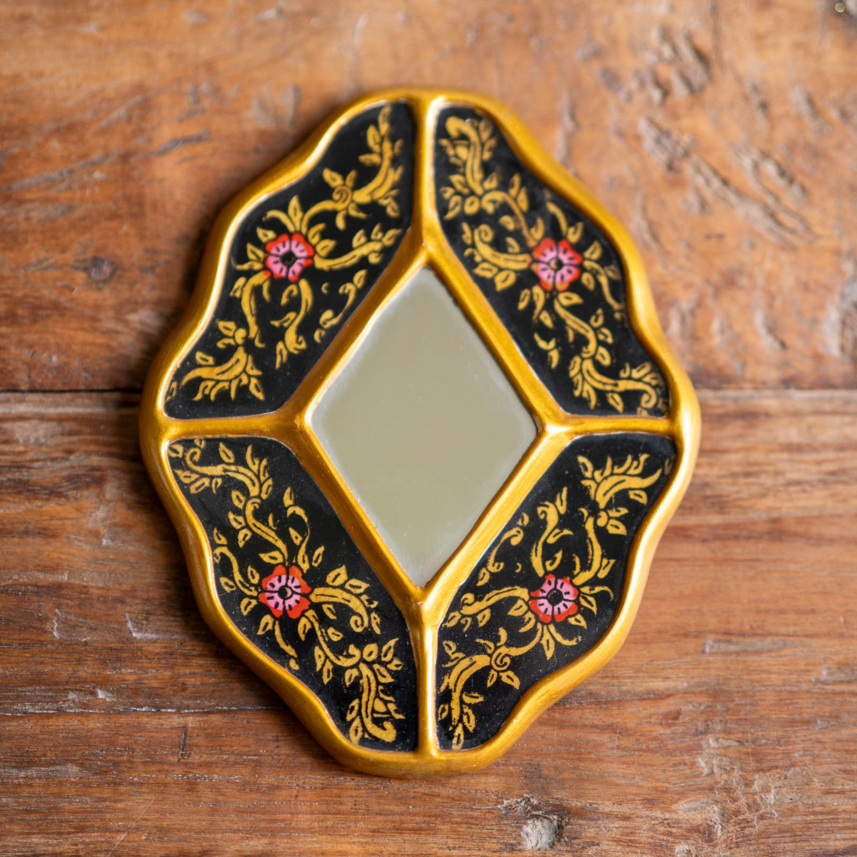 Peruvian Rare Hand-Painted Mirrors