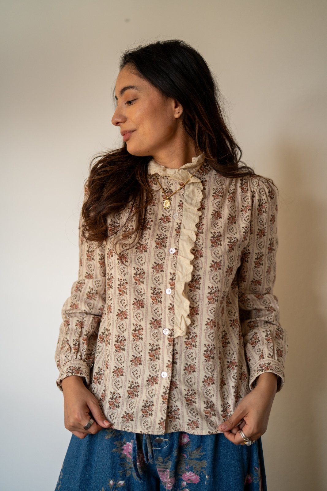 Little Flower Button Down - GABRIELLE ISABEL