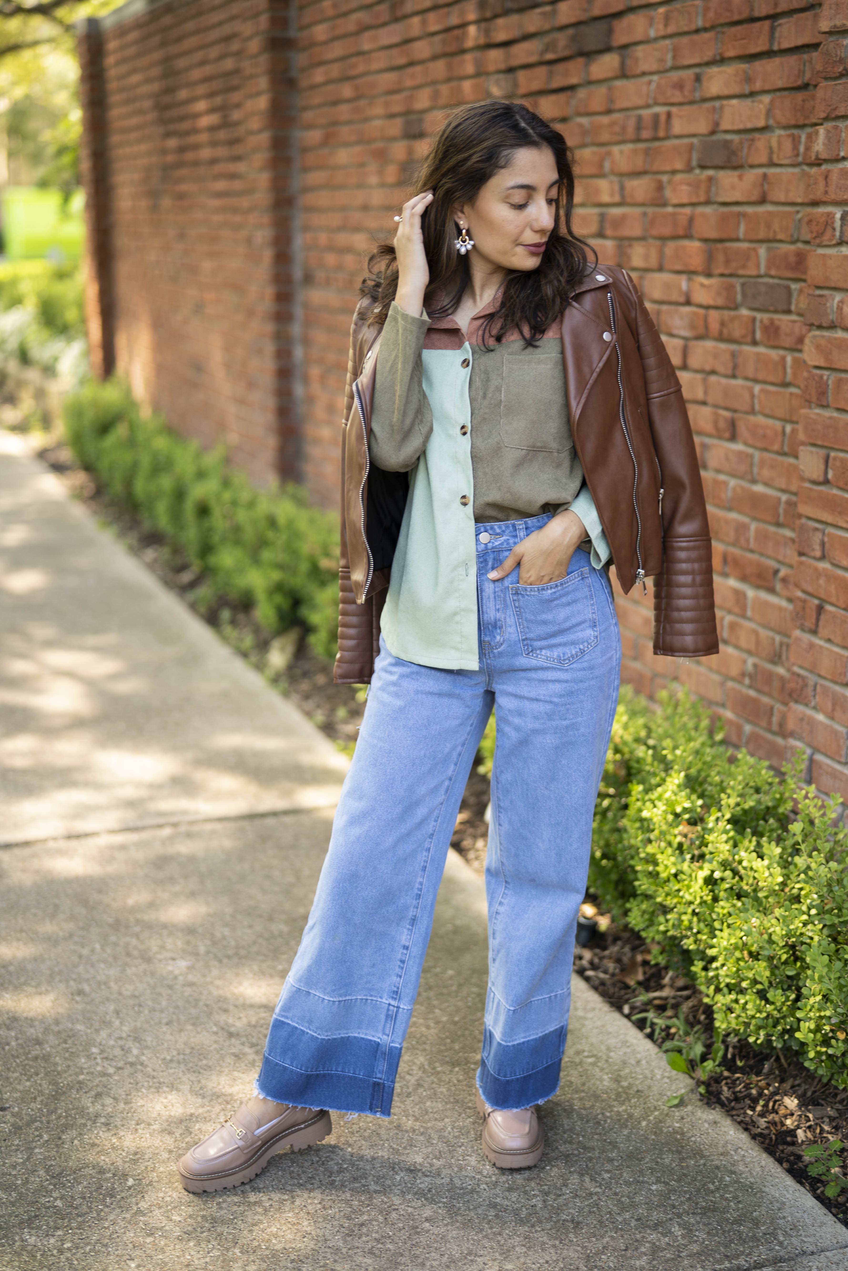 Caramel Apple Button Down - GABRIELLE ISABEL